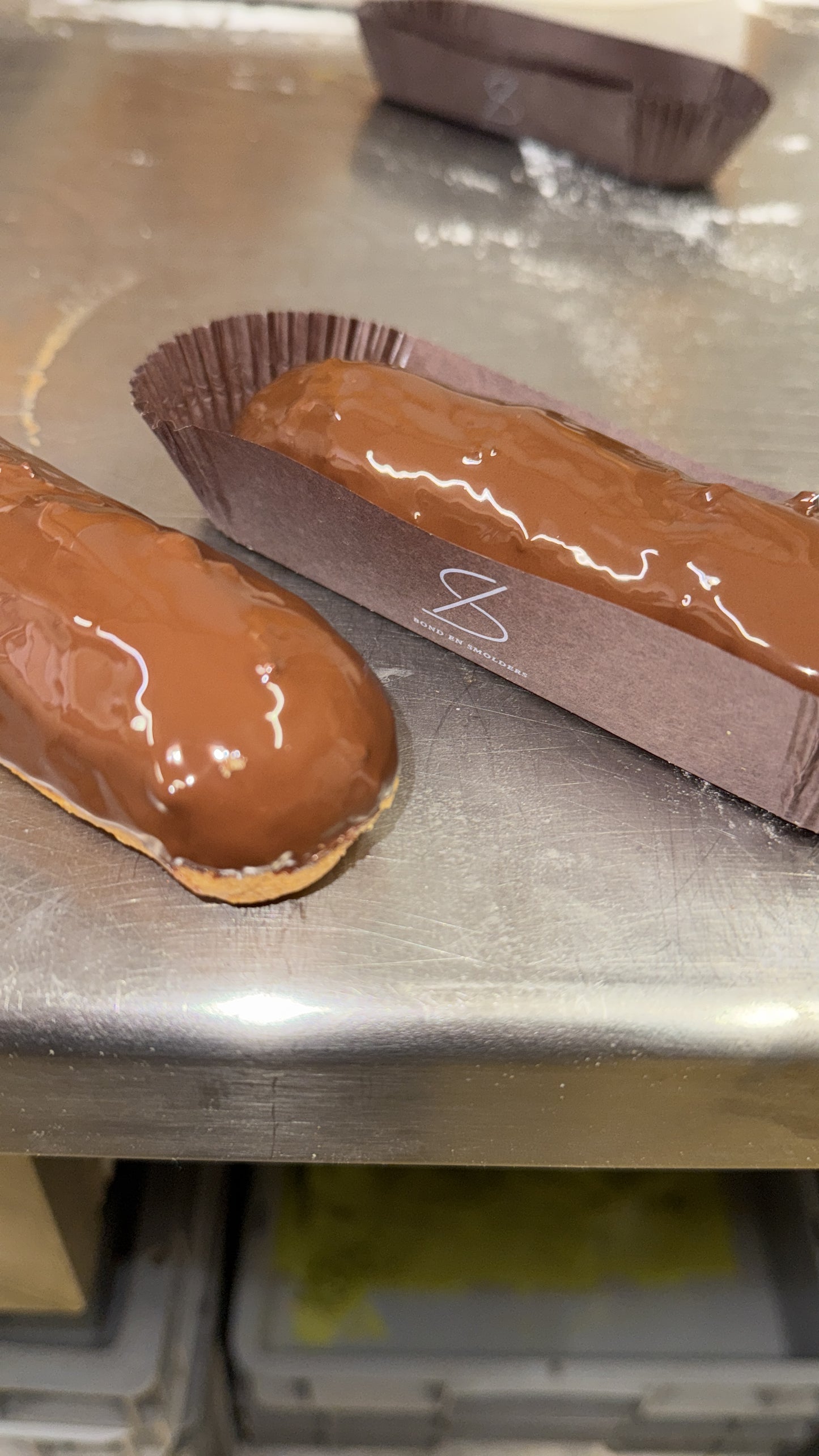 (A) Eclair Coffee (cappuccino) chocolate available 9-9