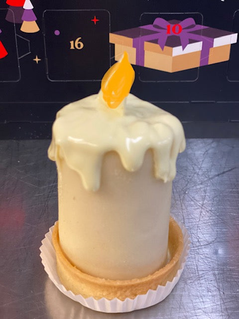 klassiek kaarsje van marsepein (vanaf 22 dec)